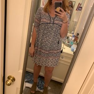 Paisley Peasant dress